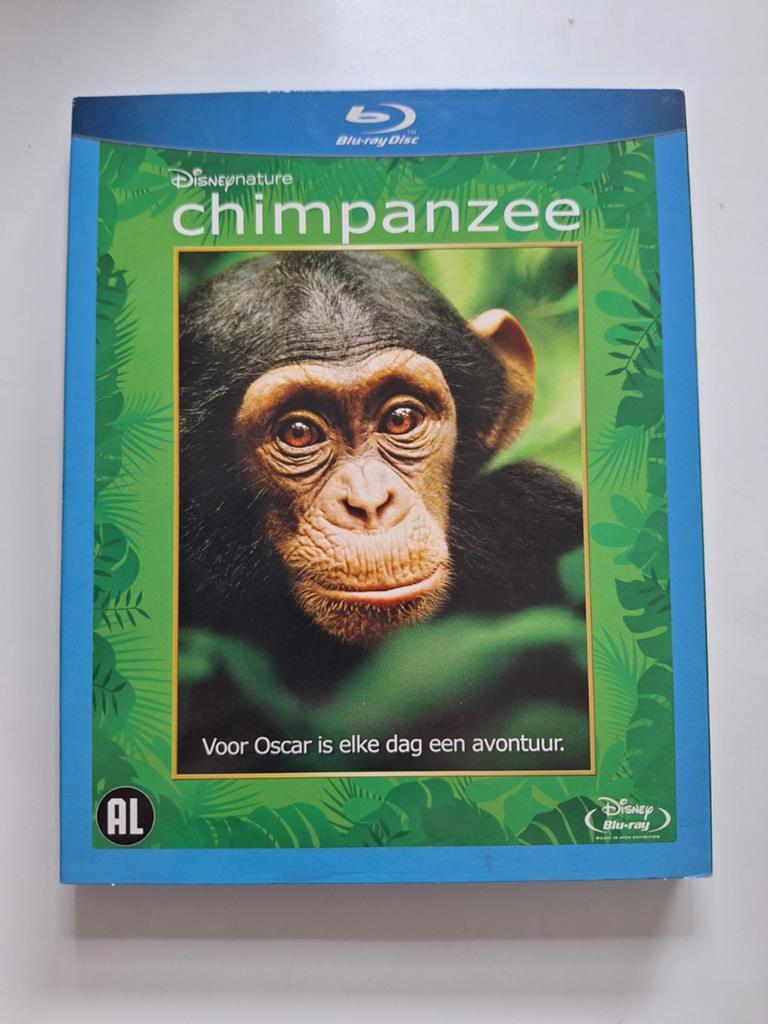 DisneyNature Chimpanzee - Ingesproken Carice van Hou, Cd's en Dvd's, Blu-ray, Ophalen of Verzenden, Zo goed als nieuw, Documentaire en Educatief