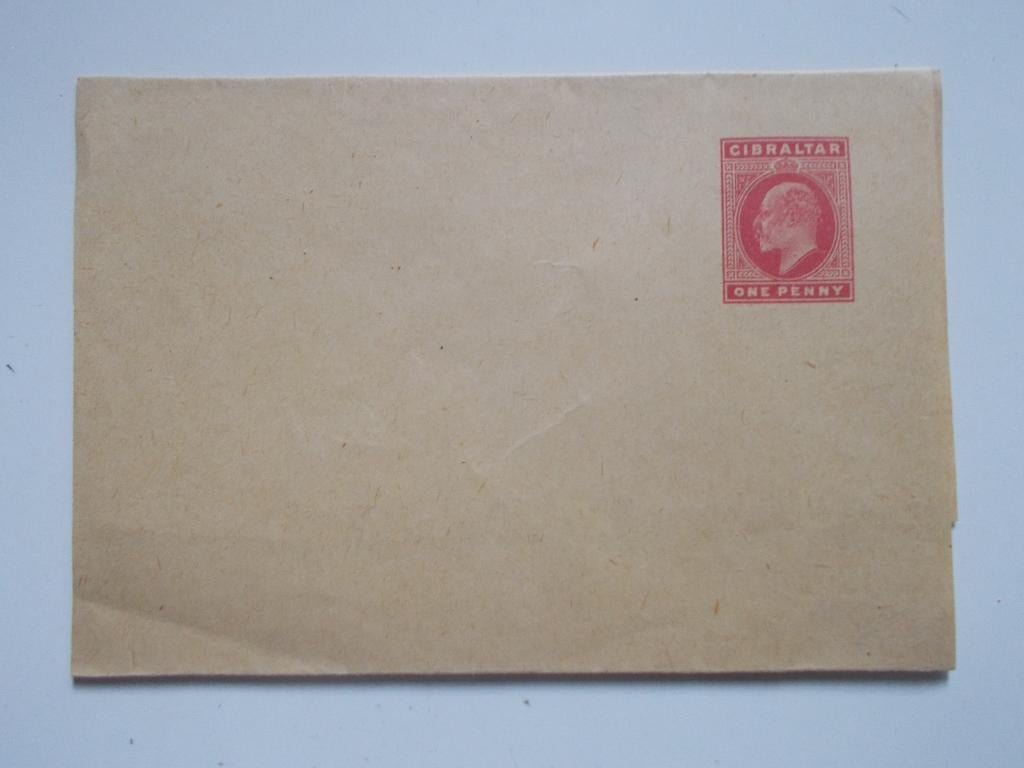 Gibraltar, Postwikkel One Penny King Edward VII., Ophalen, Overige typen