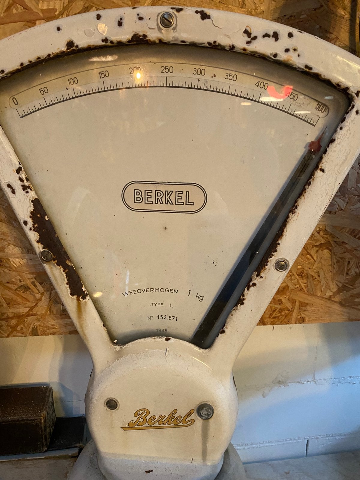 Berkel weegschaal, Ophalen