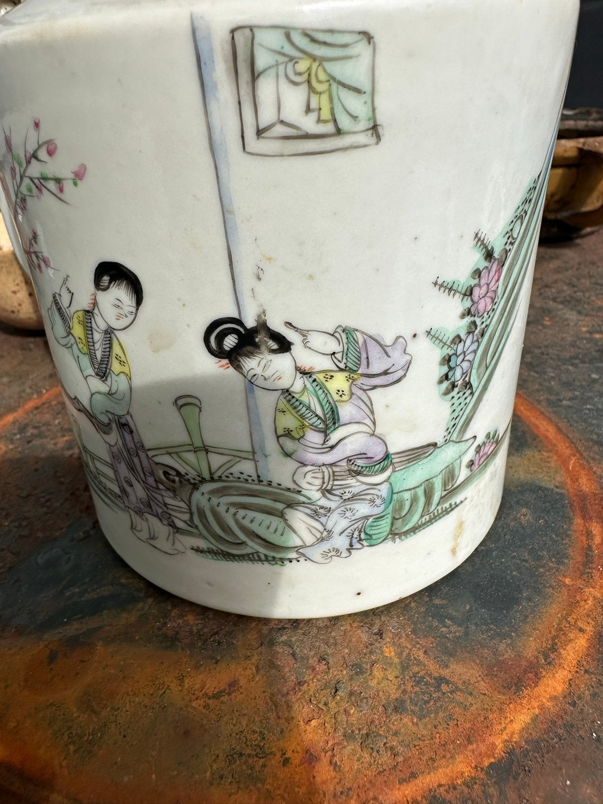 Antieke Chinese theepot, Qianjiang stijl, Ophalen