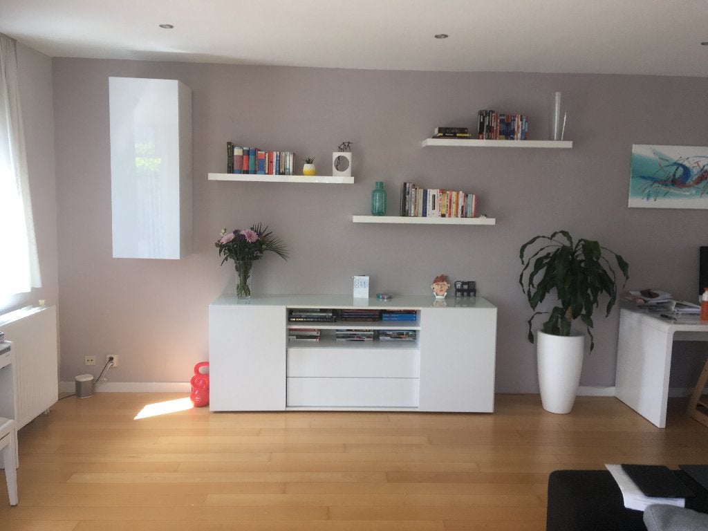 Dressoir hoogglans wit + Titolo hangkast, Ophalen, Gebruikt, Met deur(en), 150 tot 200 cm