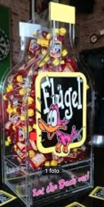 FLUGEL bar/kroeg display, Ophalen of Verzenden, Gebruikt, Reclamebord