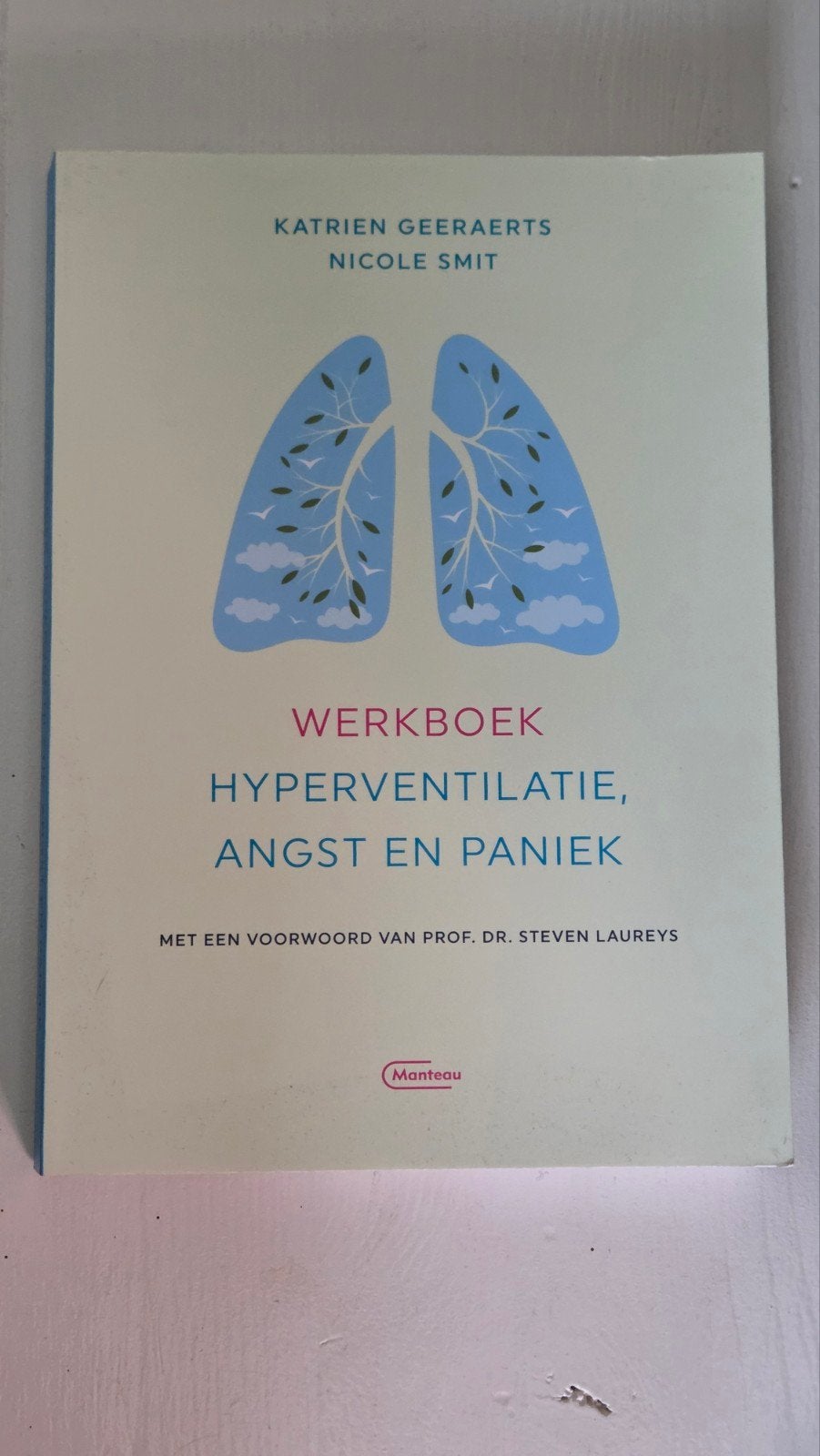 Werkboek Hyperventilatie, Angst en Paniek, Boeken, Ophalen of Verzenden, Zo goed als nieuw, Klinische psychologie, Katrien Geeraerts, Nicole Smit