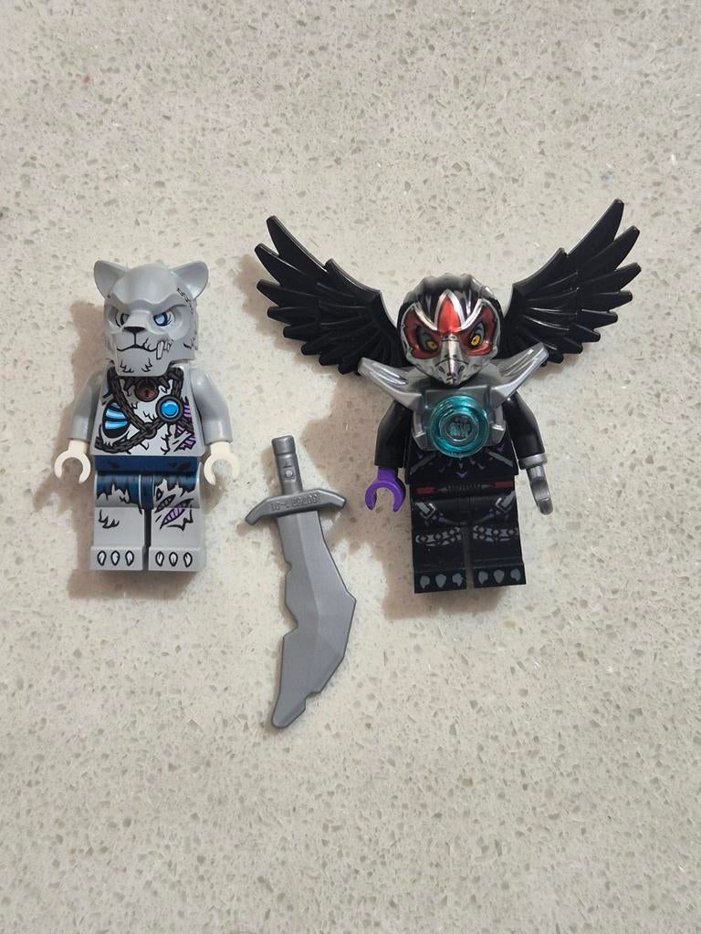 Lego Legends of Chima Minifiguren: Worriz en Vardy, Overige thema's, Lego, Nieuw, Ophalen of Verzenden