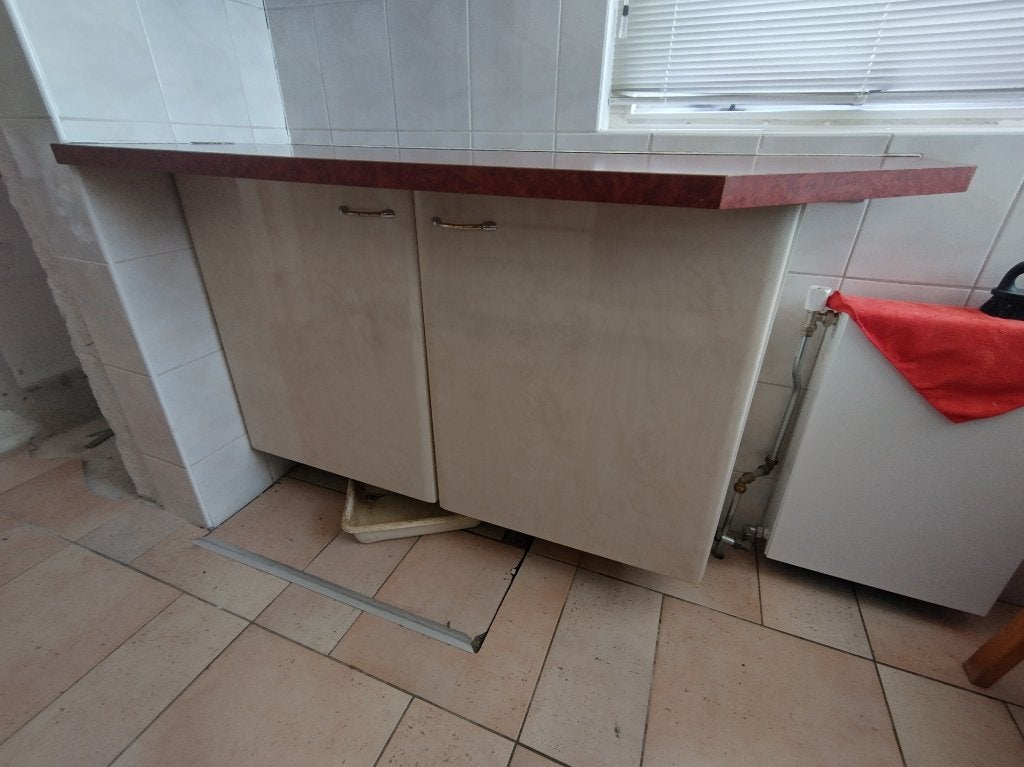 keukenkastje werkkastje met werkblad keukenblad, Huis en Inrichting, Keuken | Keukenelementen, Ophalen, Gebruikt, 100 tot 150 cm