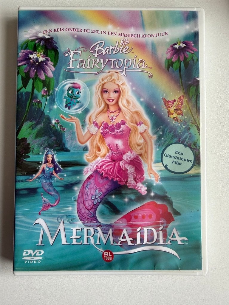 Barbie Fairytopia: Mermaidia (2006) DVD | Actie 5=4, Vanaf 6 jaar, Ophalen of Verzenden, Zo goed als nieuw