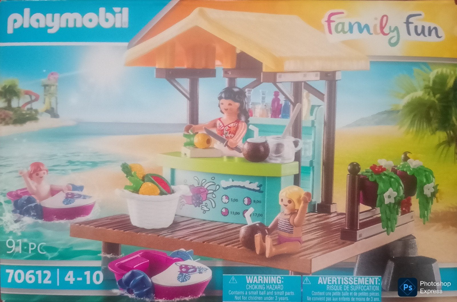 Family Fun Waterfietsen Verhuur Met Sapbar 70612, Kinderen en Baby's, Ophalen of Verzenden, Zo goed als nieuw, Complete set