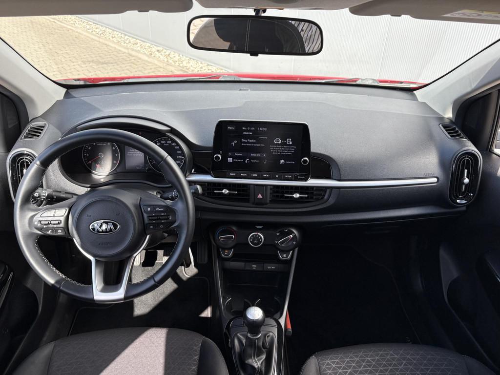 Kia Picanto 1.0 DPi DynamicLine / Dealer onderhouden / Apple, Auto's, Voorwielaandrijving, Stof, Gebruikt, 4 stoelen