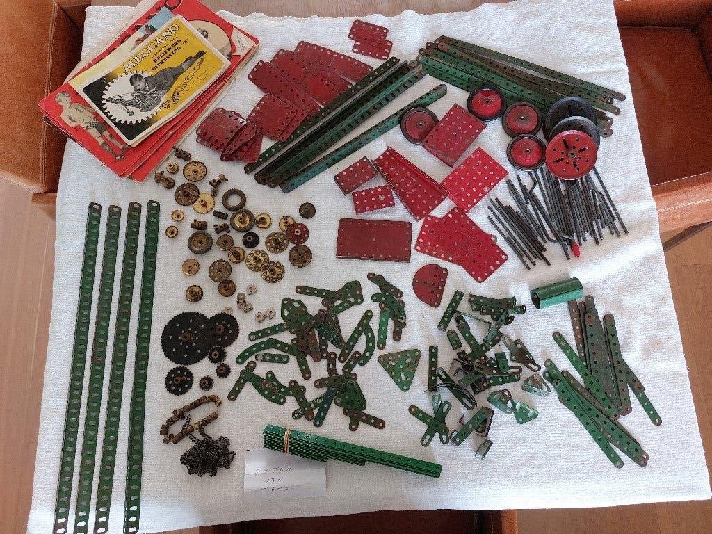 Meccano Antieke Onderdelen van alles wat., Ophalen of Verzenden, Gebruikt, Groter dan 1:32