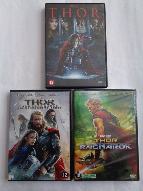 Thor Trilogie (Deel 1 T/M 3) Marvel Dvd Set., Cd's en Dvd's, Engels, Nederlands, Fantasy, Ophalen of Verzenden