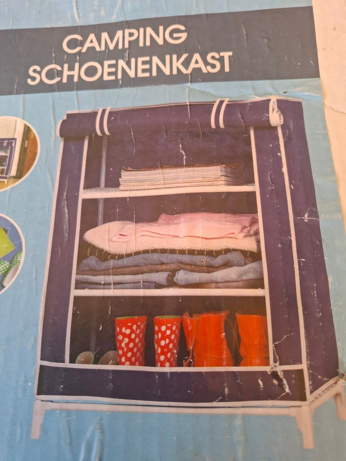 Handige Camping Schoenenkast - Opvouwbaar en Draagbaar, Caravans en Kamperen, Ophalen