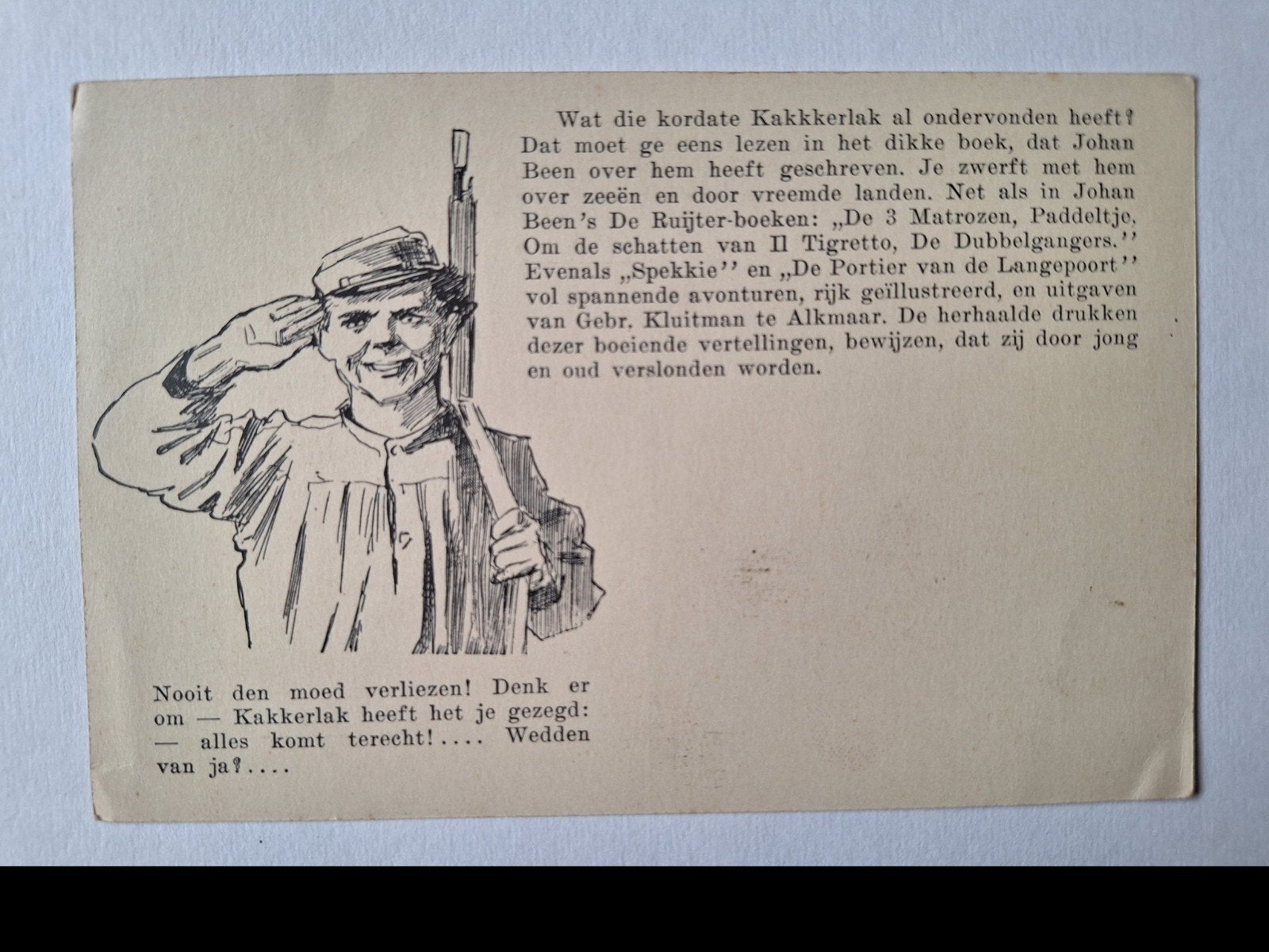 Reclame briefkaart Johan Been, Verzamelen, Ophalen of Verzenden, Voor 1920, Zuid-Holland