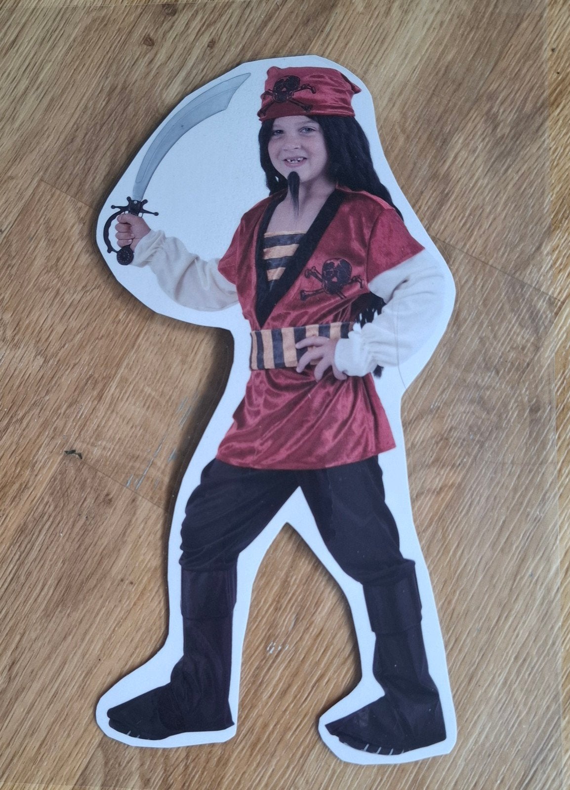 Velours piratenpak, Ophalen of Verzenden, Gebruikt, Jongen of Meisje