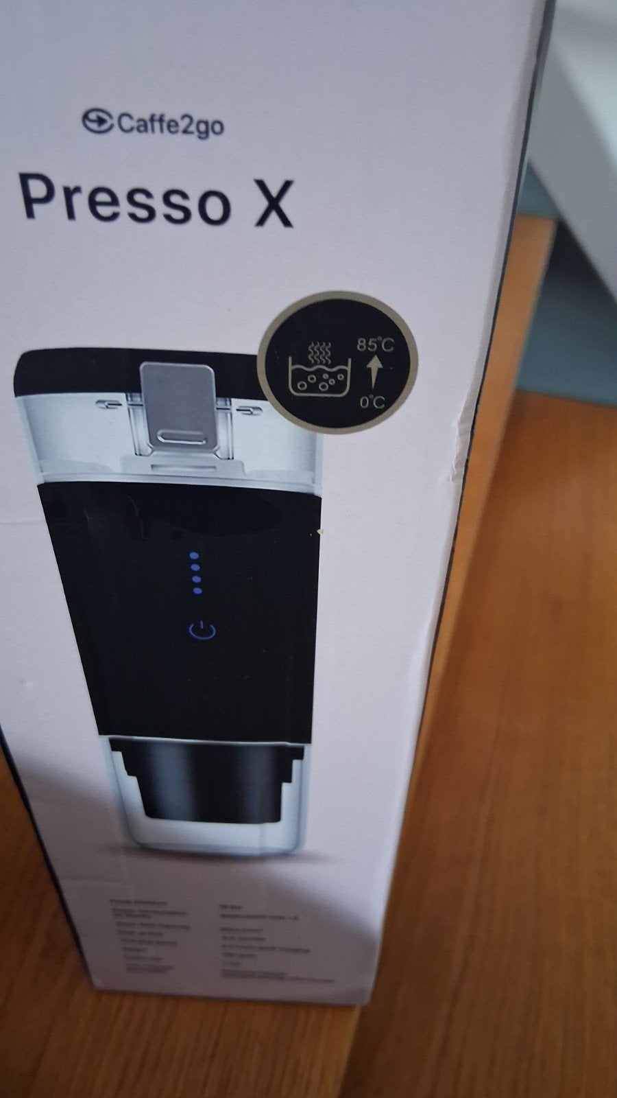 caffe2go presso x zgan espresso apparaat, Ophalen of Verzenden, Zo goed als nieuw, Koffiemachine