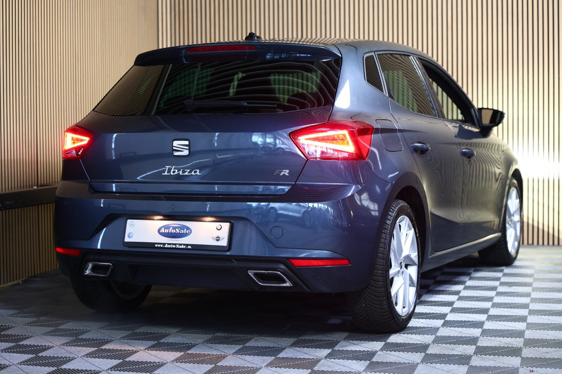 SEAT Ibiza 1.0 FR AUTOMAAT TSI VIRTUAL CARPLAY CLIMA STOELVW, Auto's, Seat, Stof, Gebruikt, Blauw, 116 pk