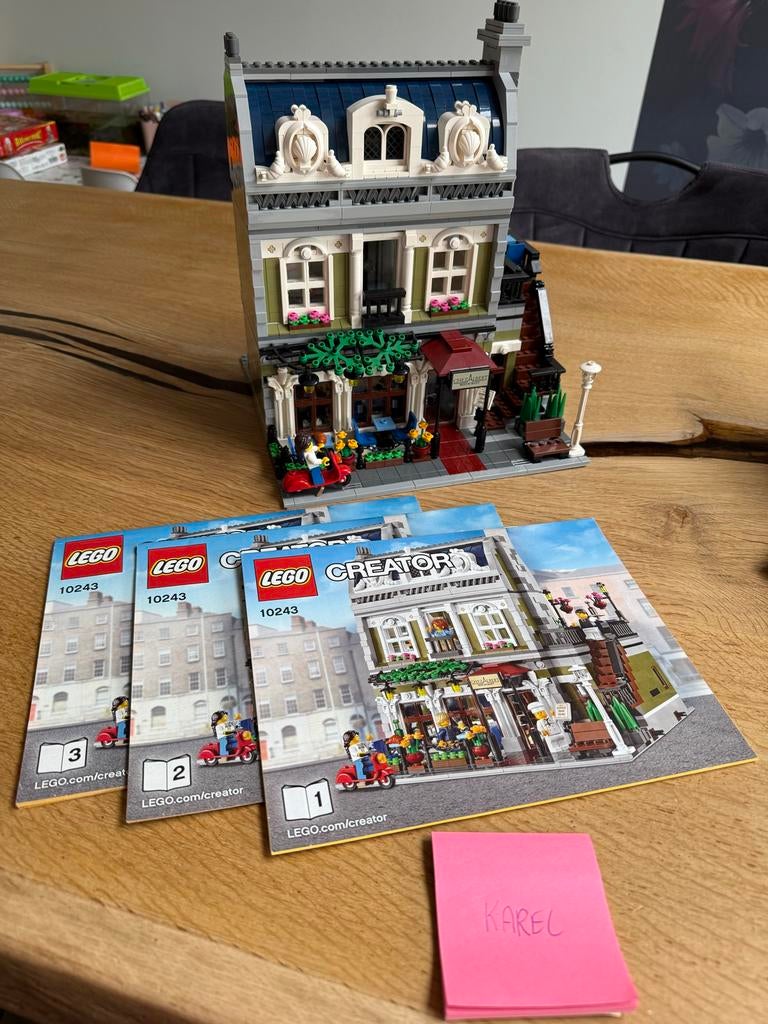 Lego Creator Expert 10243 Parisian Restaurant, Ophalen of Verzenden, Zo goed als nieuw