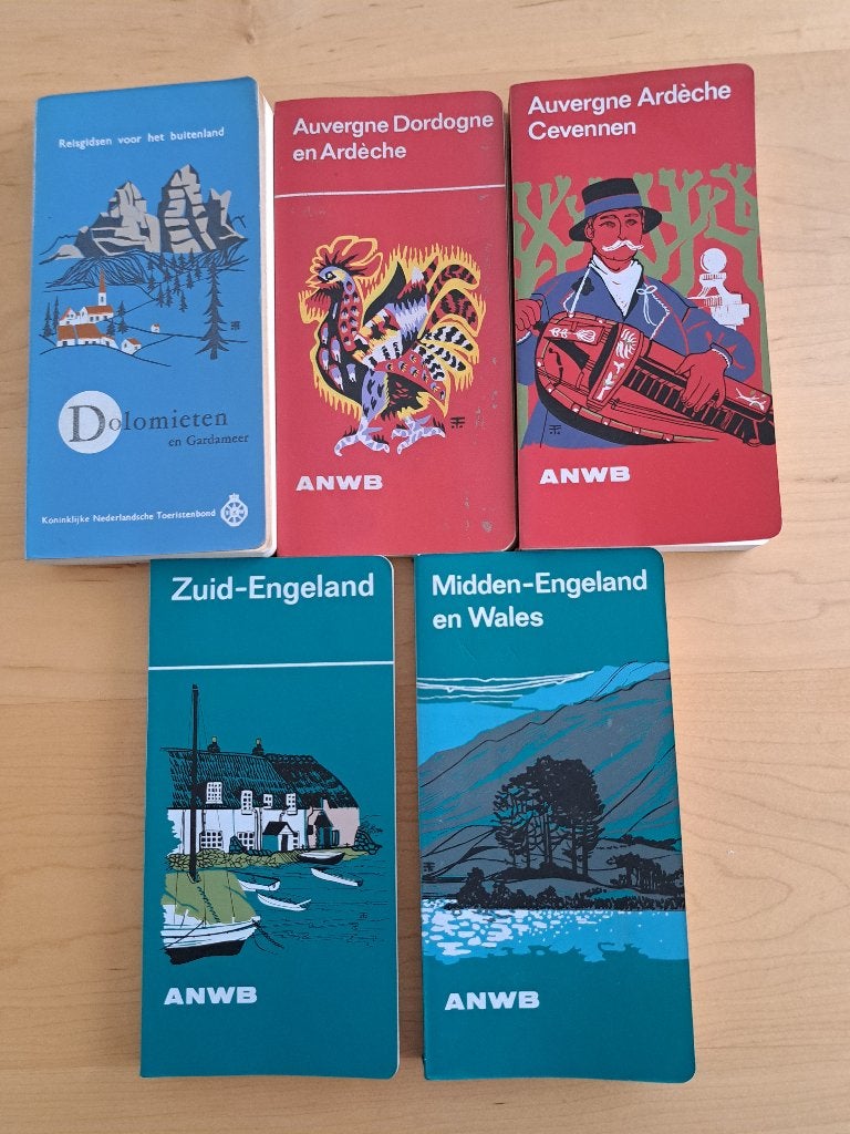 ANWB reisgidsen jarren 70, Europa, Ophalen of Verzenden, Zo goed als nieuw, Reisgids of -boek