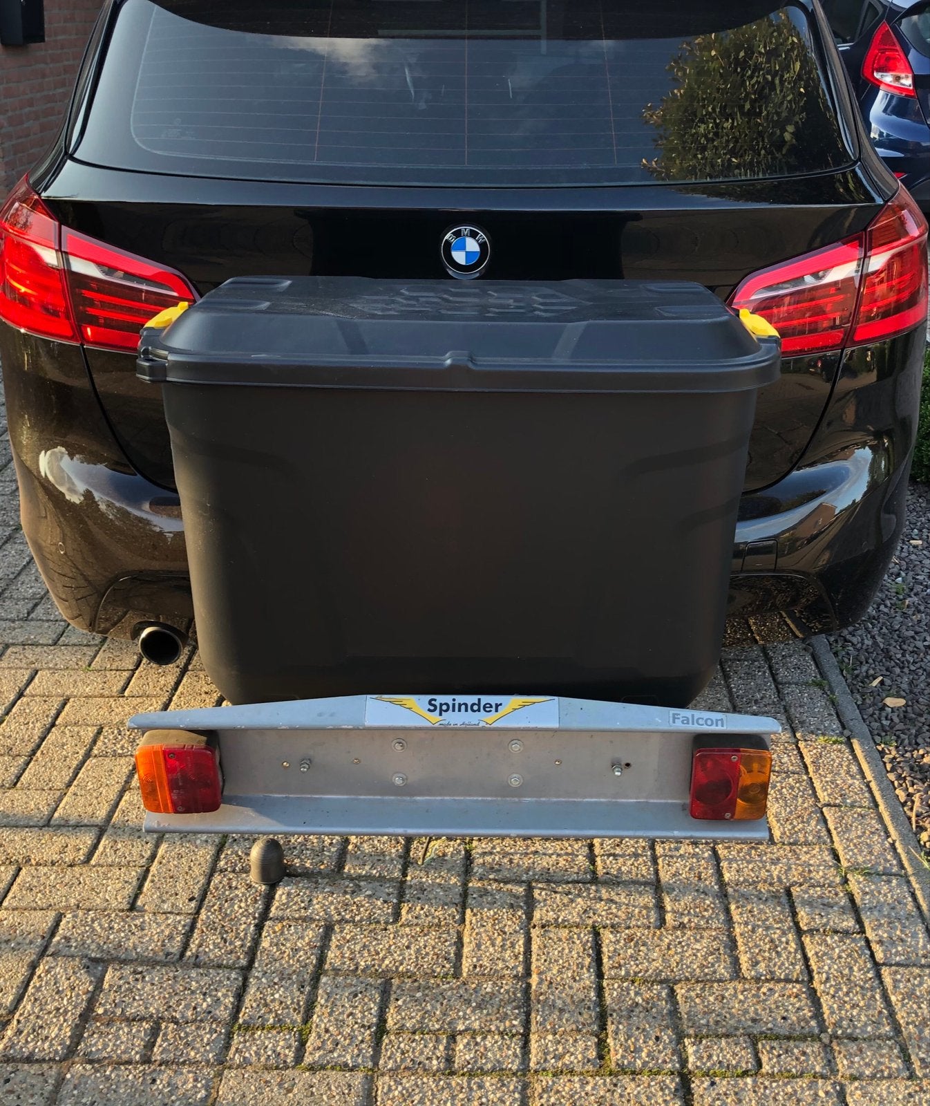 Bagage/Towbox 110L voor trekhaak, Ophalen of Verzenden, Gebruikt