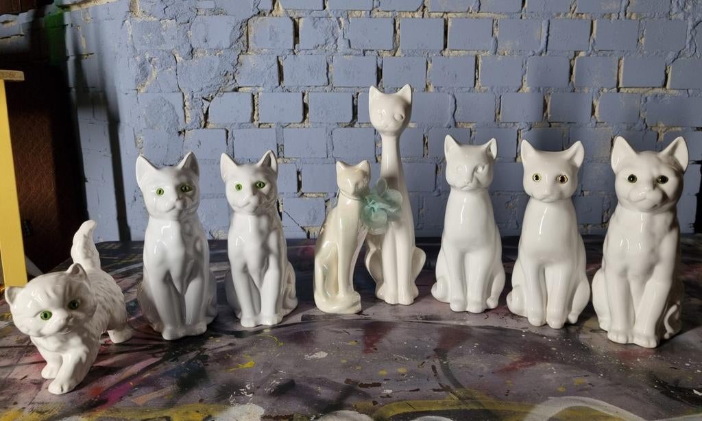 Katten beeldjes, Antiek en Kunst, Ophalen of Verzenden