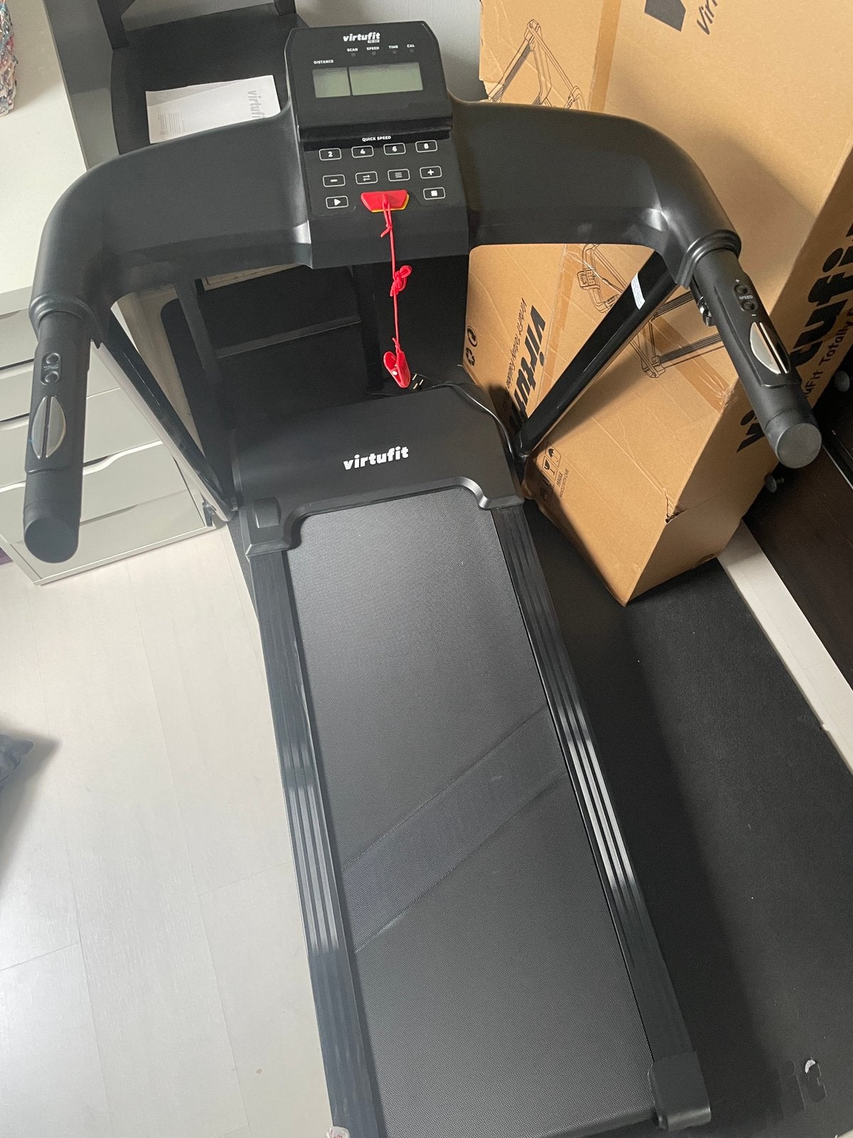Virtufit opklapbare loopband TR-50i, Ophalen, Zo goed als nieuw, Loopband