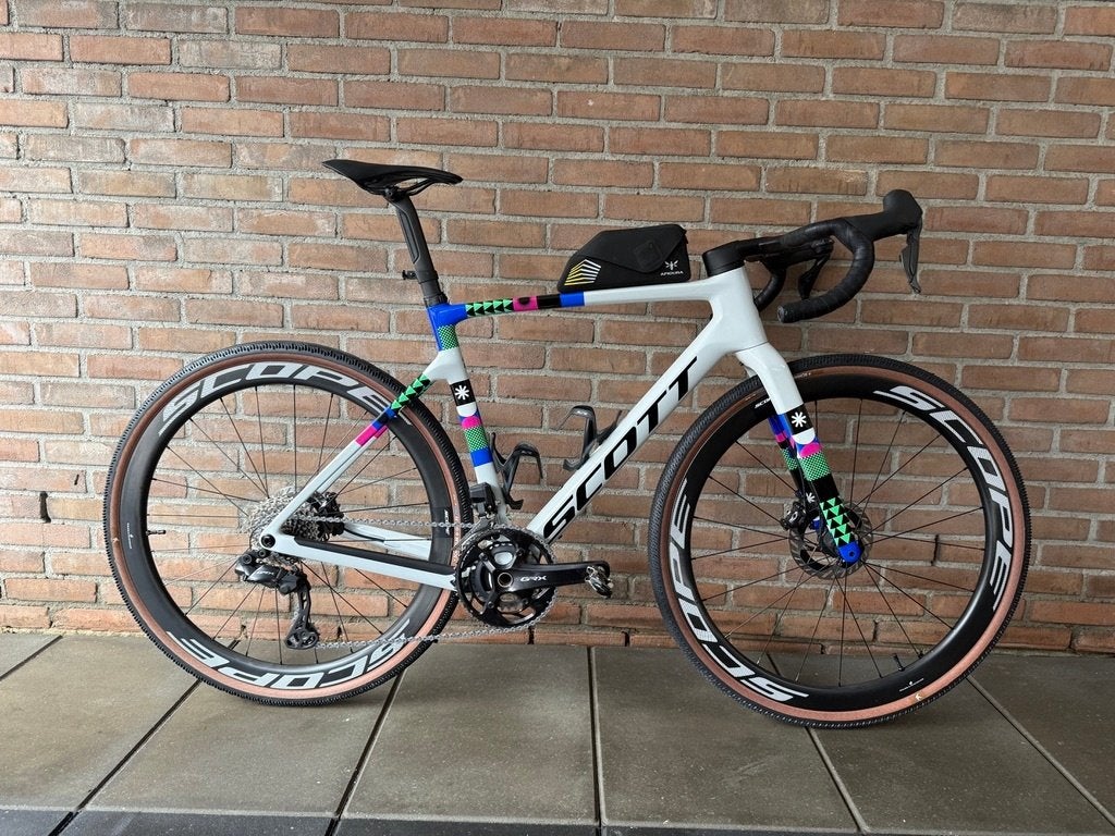 Scott Addict Gravel RC GRX Di2 12S carbon wielen stuur G-one, Fietsen en Brommers, 28 inch, Carbon, Zo goed als nieuw, Meer dan 20 versnellingen