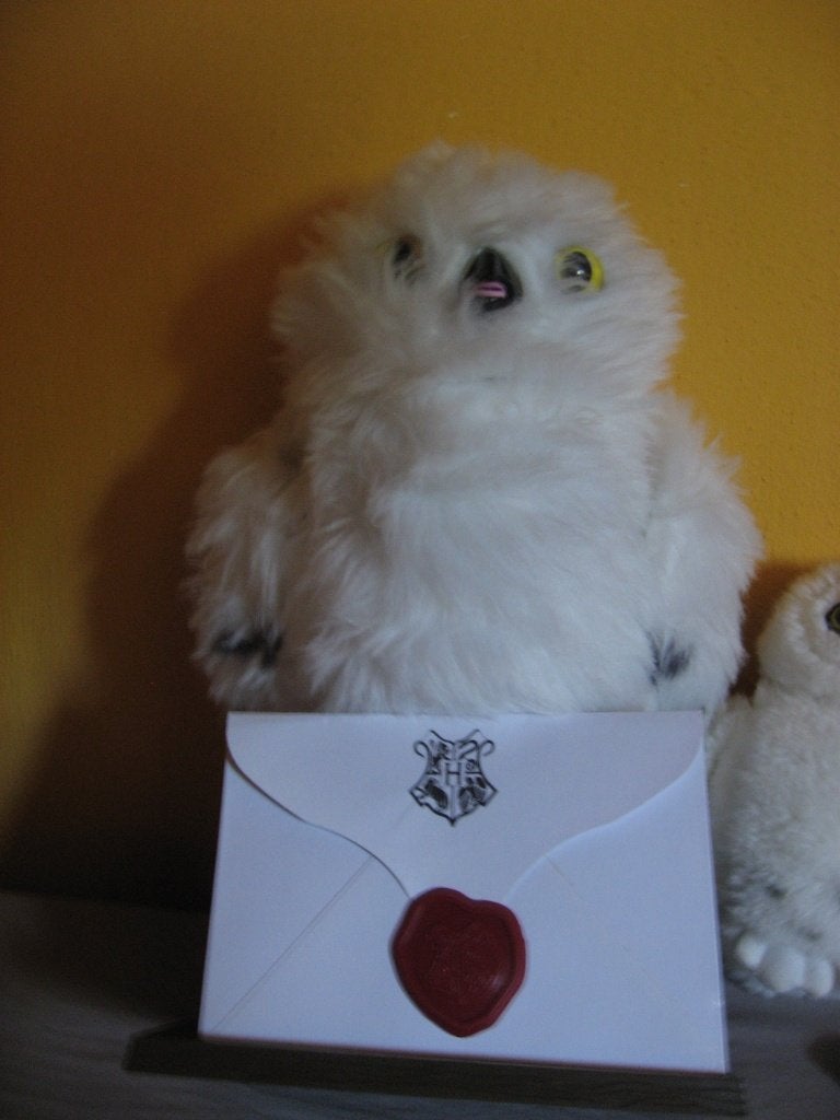Harry Potters uil Hedwig (interactief), Ophalen of Verzenden, Zo goed als nieuw, Actiefiguurtje