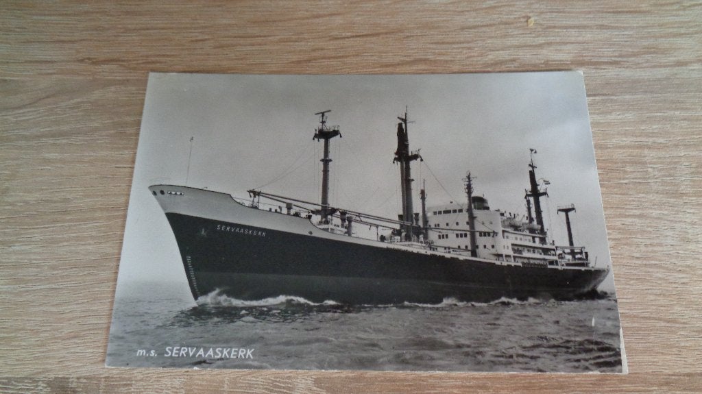 m.s. Servaaskerk, Verzamelen, Verzenden, Gebruikt, Kaart, Foto of Prent