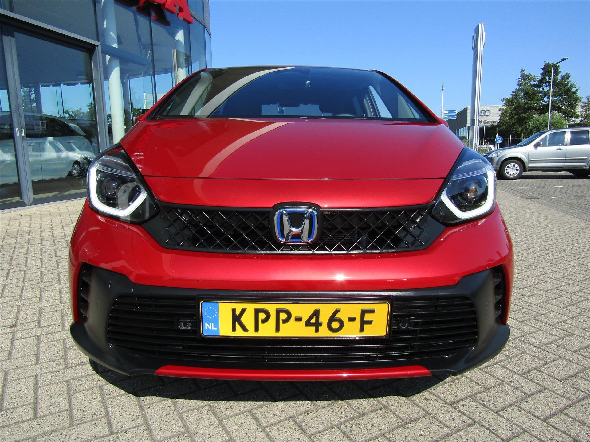 Honda Jazz 1.5 i-MMD 122pk Hybrid CVT Advance, Auto's, Honda, Dealer onderhouden, Stof, 4 cilinders, 1202 kg