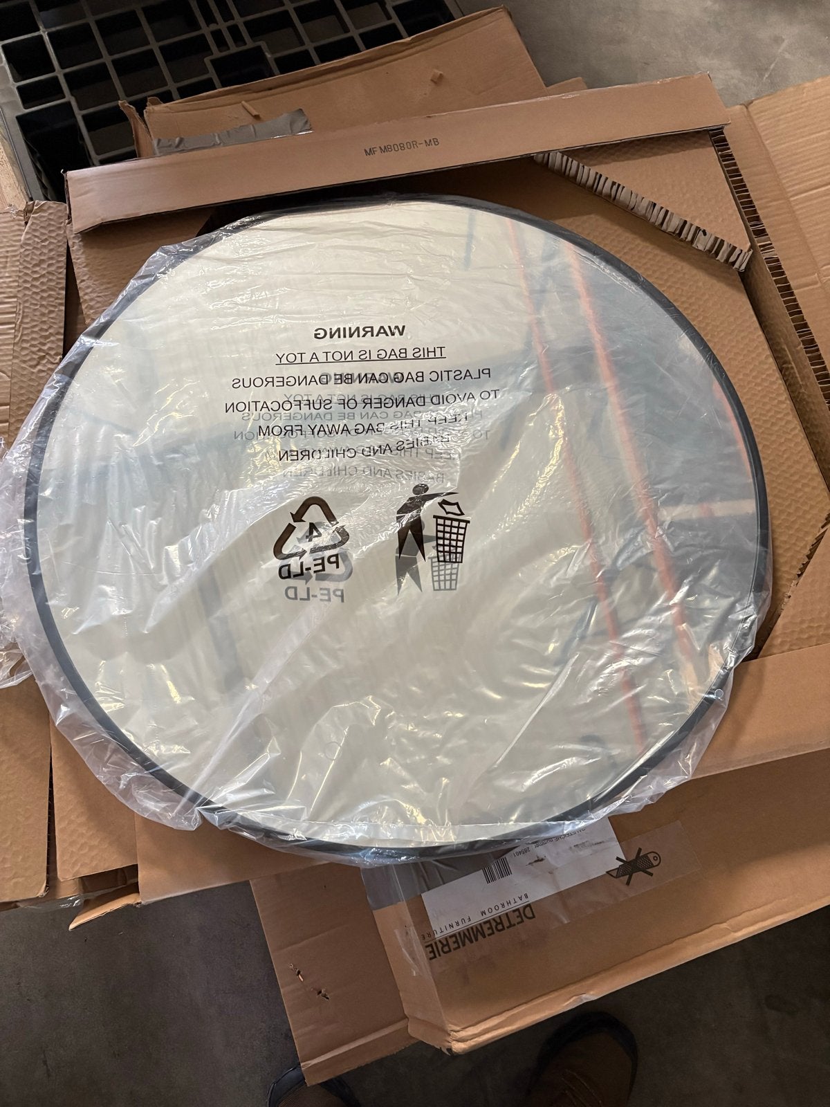 Ronde spiegel 80cm met LED verlichting en spiegelverwarming, Ophalen of Verzenden, Nieuw