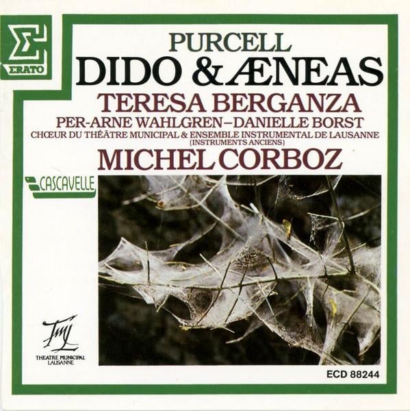 Purcell - Dido and Aeneas cd Erato Corboz, Ophalen of Verzenden, Zo goed als nieuw, Orkest of Ballet