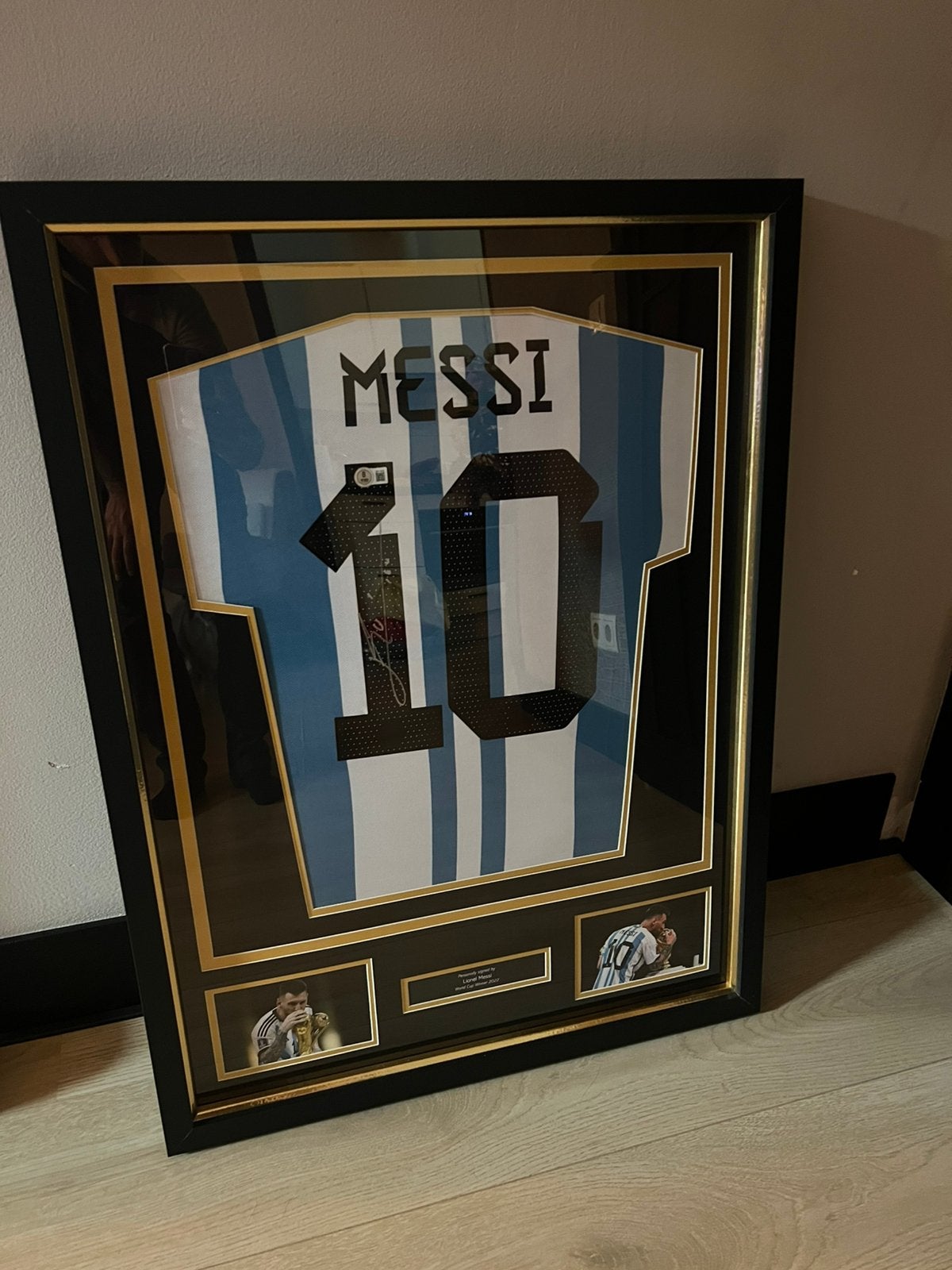 Lionel Messi Argentinie wk 2022 Beckett, Ophalen of Verzenden, Zo goed als nieuw, Buitenlandse clubs, Shirt