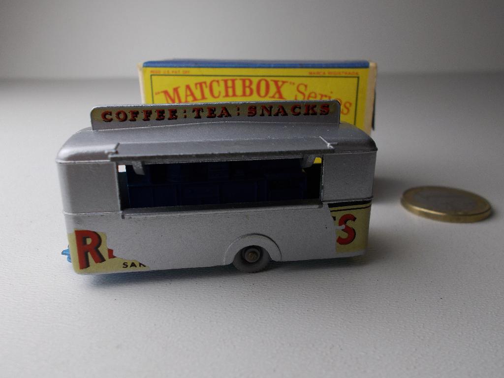 1959 Matchbox series Lesney Nr. 74A MOBILE CANTEEN + DOOSJE!, Ophalen of Verzenden, Gebruikt, Overige typen, Matchbox