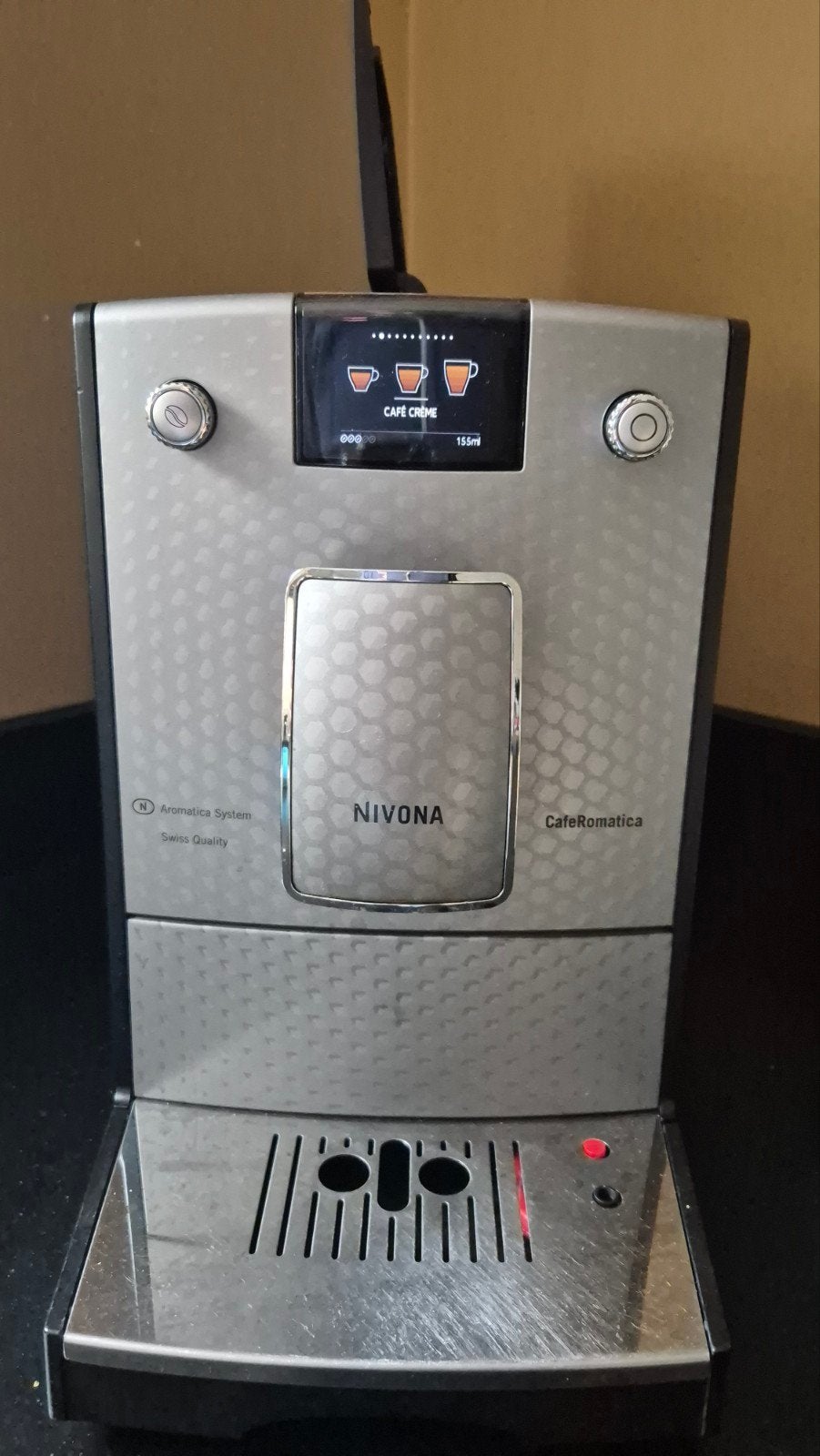 Nivona CafeRomatica volautomatische koffiemachine, Ophalen, Afneembaar waterreservoir, Gebruikt, Koffiemachine