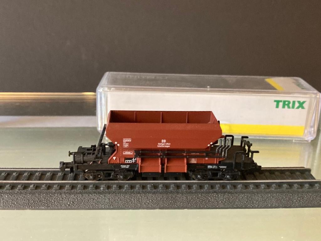 Minitrix 15501-18 Schotterwagen (Bahndienstwagen), Hobby en Vrije tijd, Gelijkstroom, Trix, Wagon, Ophalen of Verzenden