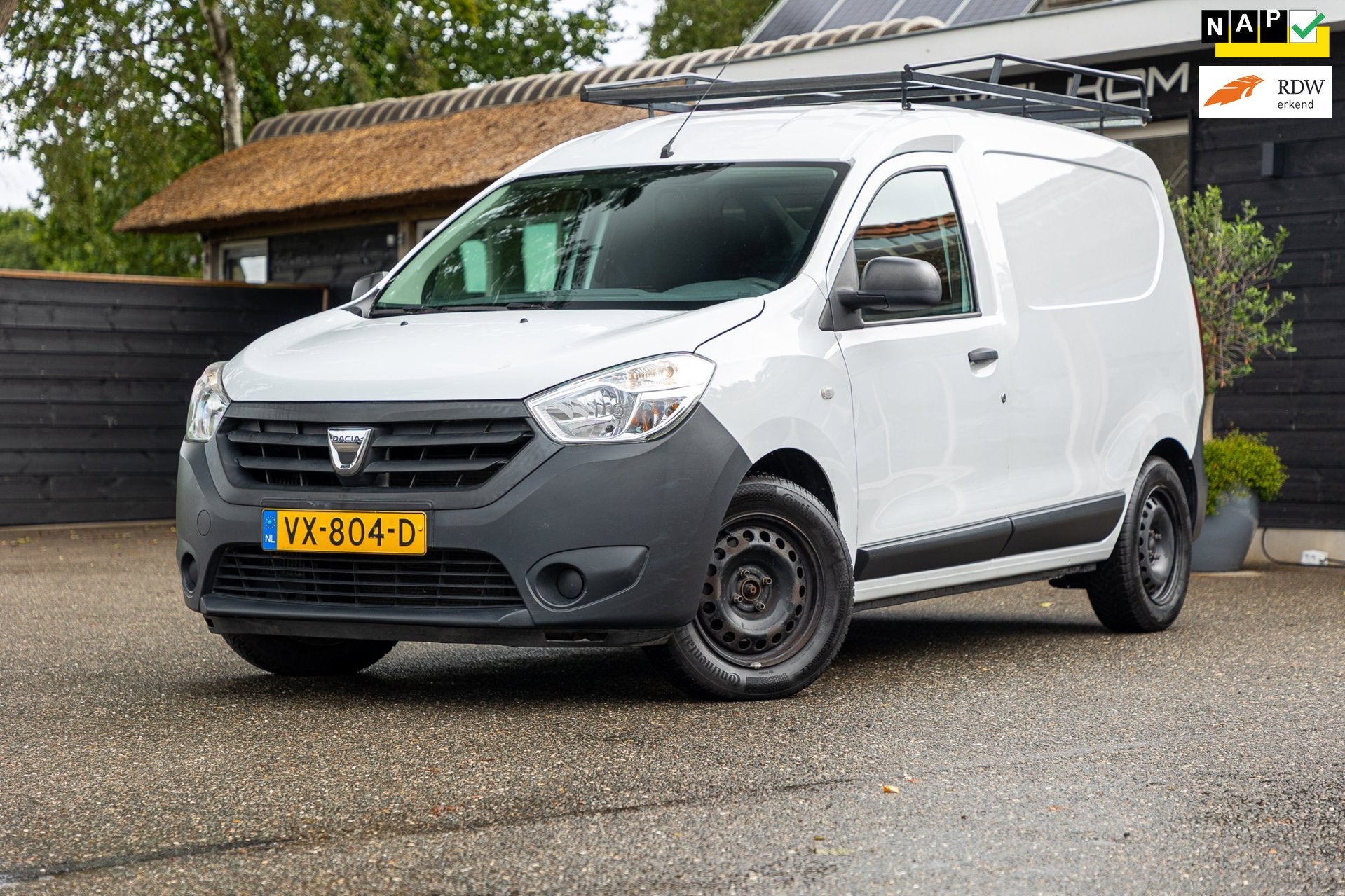 Dacia Dokker 1.5 dCi 75 Ambiance Airco I Trekhaak I Imperiaa, Auto's, Euro 5, Stof, Gebruikt, Zwart
