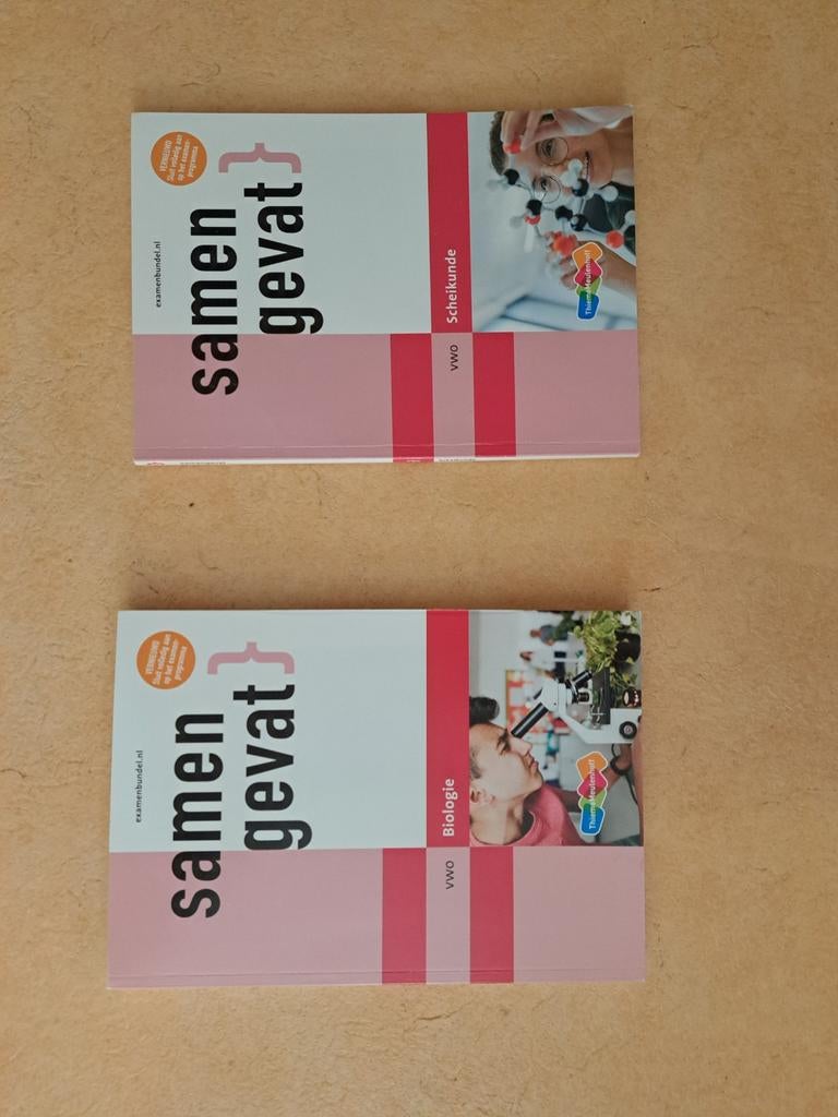 Samengevat VWO biologie en scheikunde, VWO, Biologie, ThiemeMeulenhoff, Ophalen of Verzenden