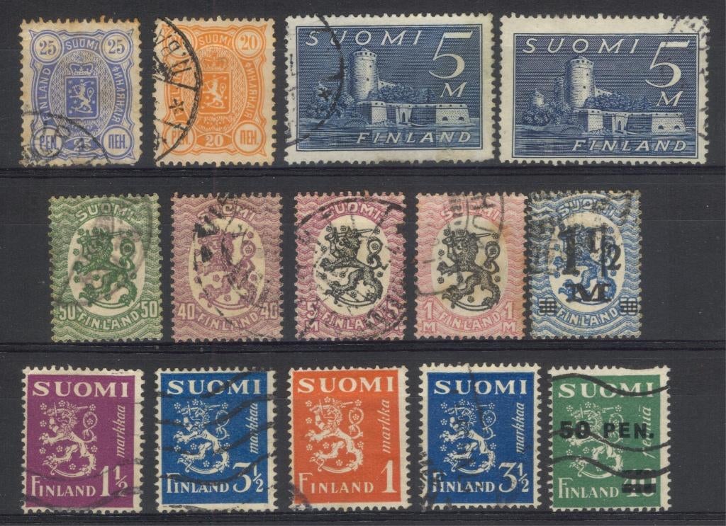 Finland, Verzenden, Finland, Gestempeld