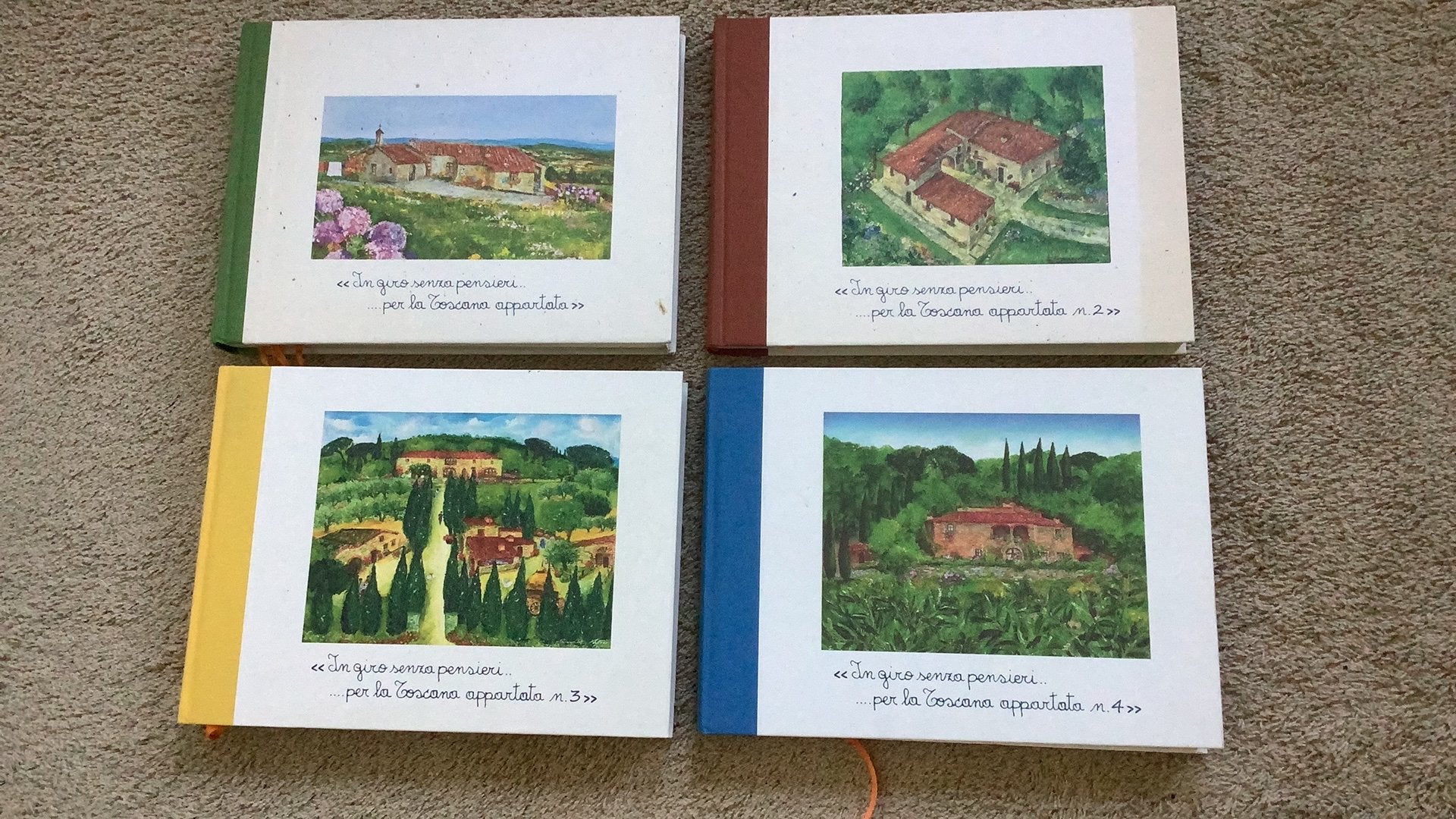 Toscane. Reisverslag in 4 boeken: In giro senza pensieri…, Ophalen of Verzenden, Zo goed als nieuw, Europa