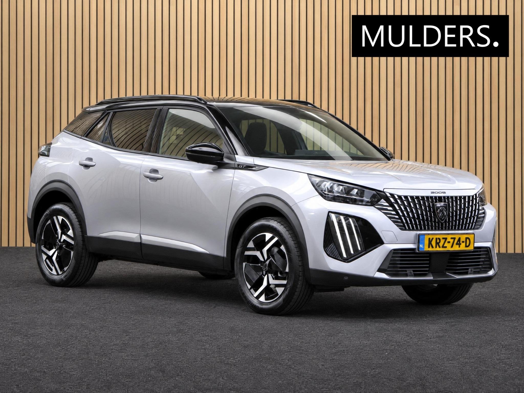 Peugeot 2008 1.2 Hybrid 145 GT VOORRAAD KORTING, Auto's, Euro 6, 1199 cc, Leder en Stof, Origineel Nederlands