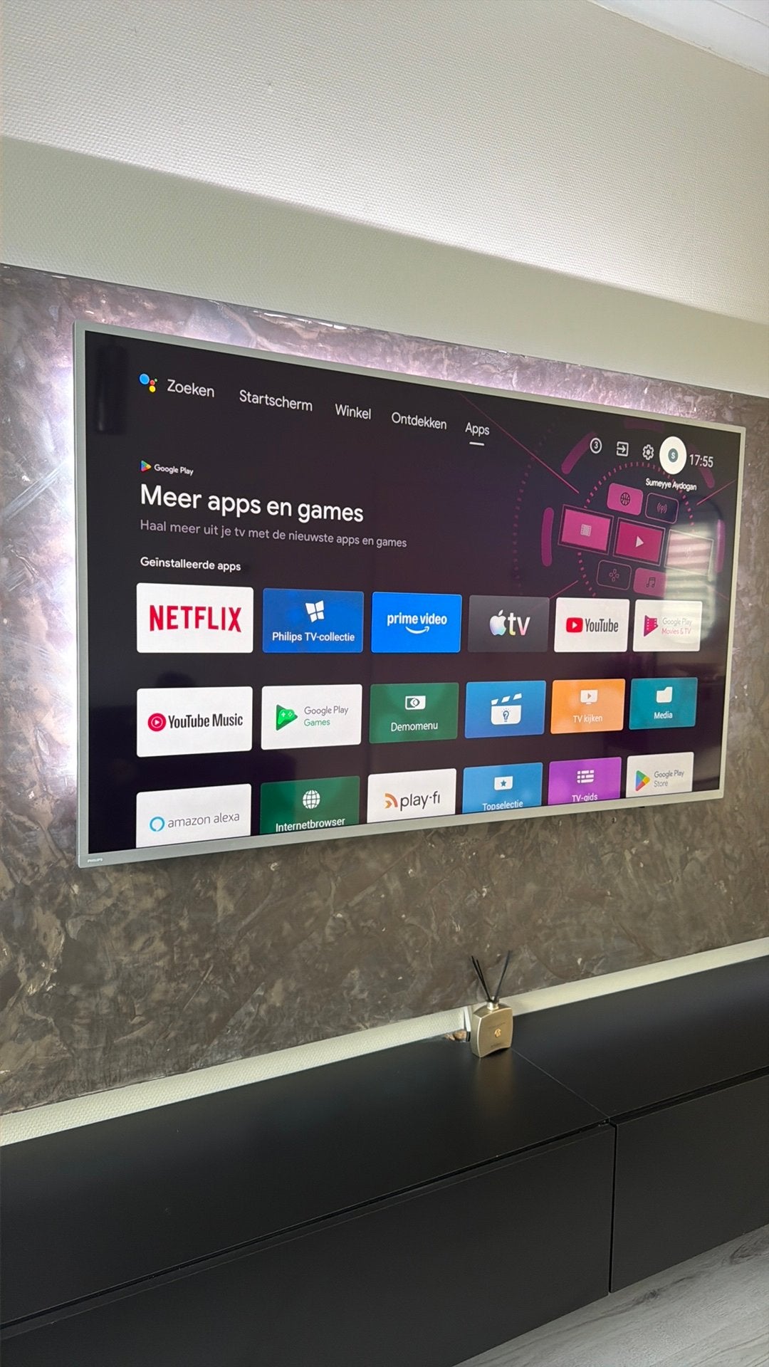 Philips 58  inch, Audio, Tv en Foto, Ophalen, Philips, 50 Hz, Zo goed als nieuw