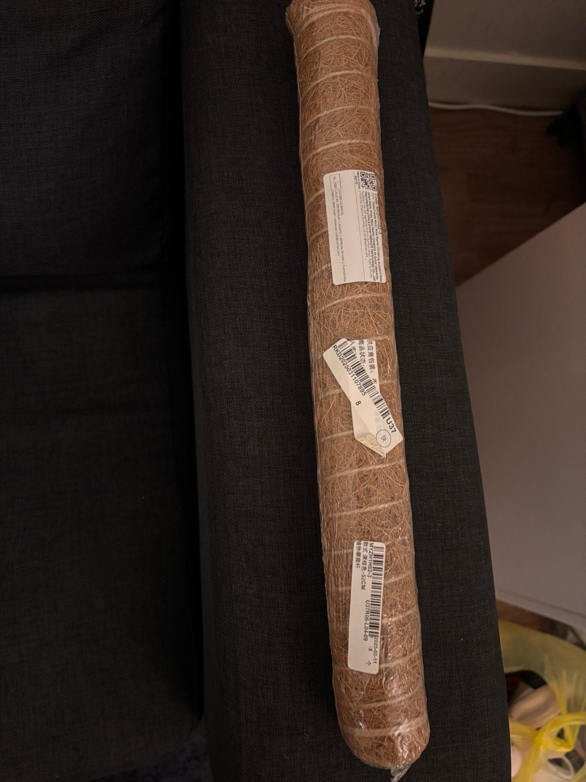 Coir Moss Pole / Kokos Mospaal 52 cm Plant Tape/Plantentape, Ophalen, Zo goed als nieuw, Krabton