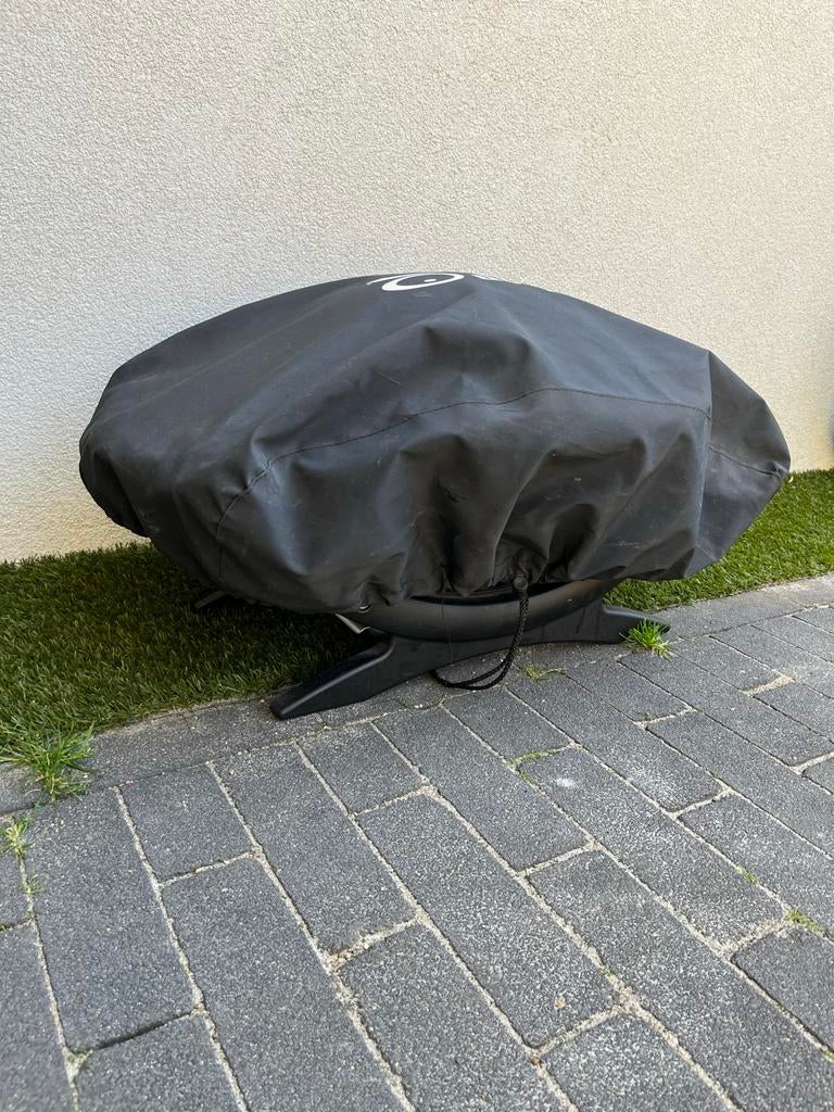 Weber Q1400 Elektrische Barbecue met Luxe Hoes, Ophalen, Zo goed als nieuw