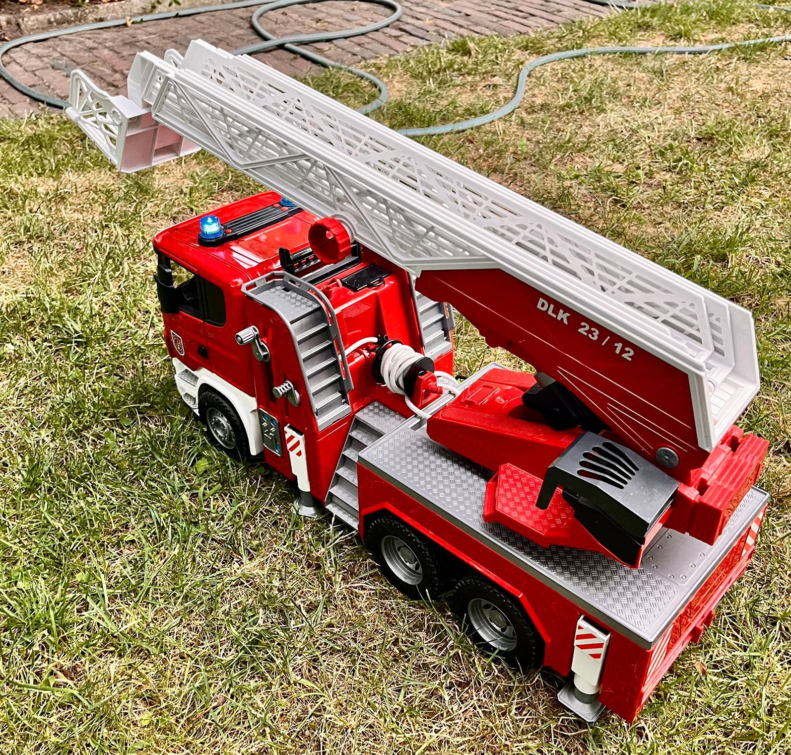 Scania Super 560R Brandweerwagen van Bruder, Ophalen, Zo goed als nieuw
