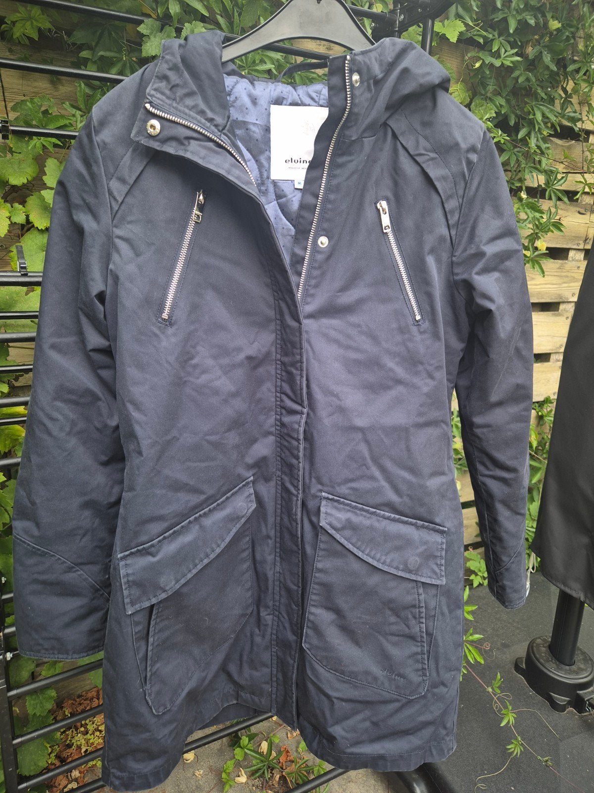 Elvine Kate Parka - Blauw - Maat M, Maat 38/40 (M), Blauw, Elvine, Ophalen of Verzenden