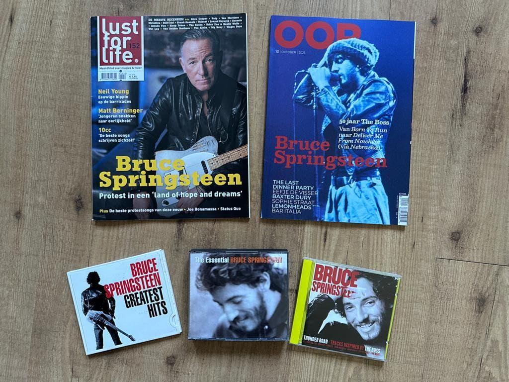 Bruce Springsteen 2 magazines, 3 CD's en 1 x DVD., Cd's en Dvd's, Ophalen of Verzenden, Zo goed als nieuw