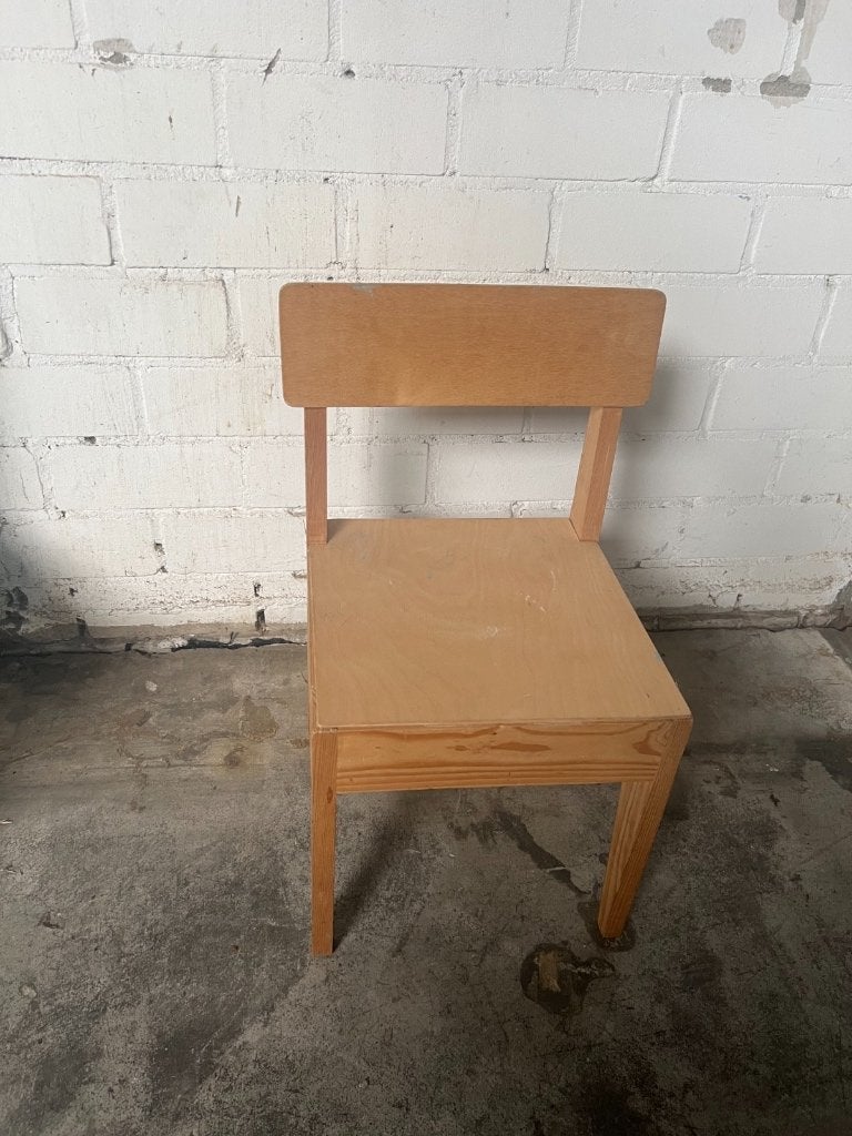 Houten kinderstoel Scandinavisch design naturel, Ophalen of Verzenden, Gebruikt, Overige typen