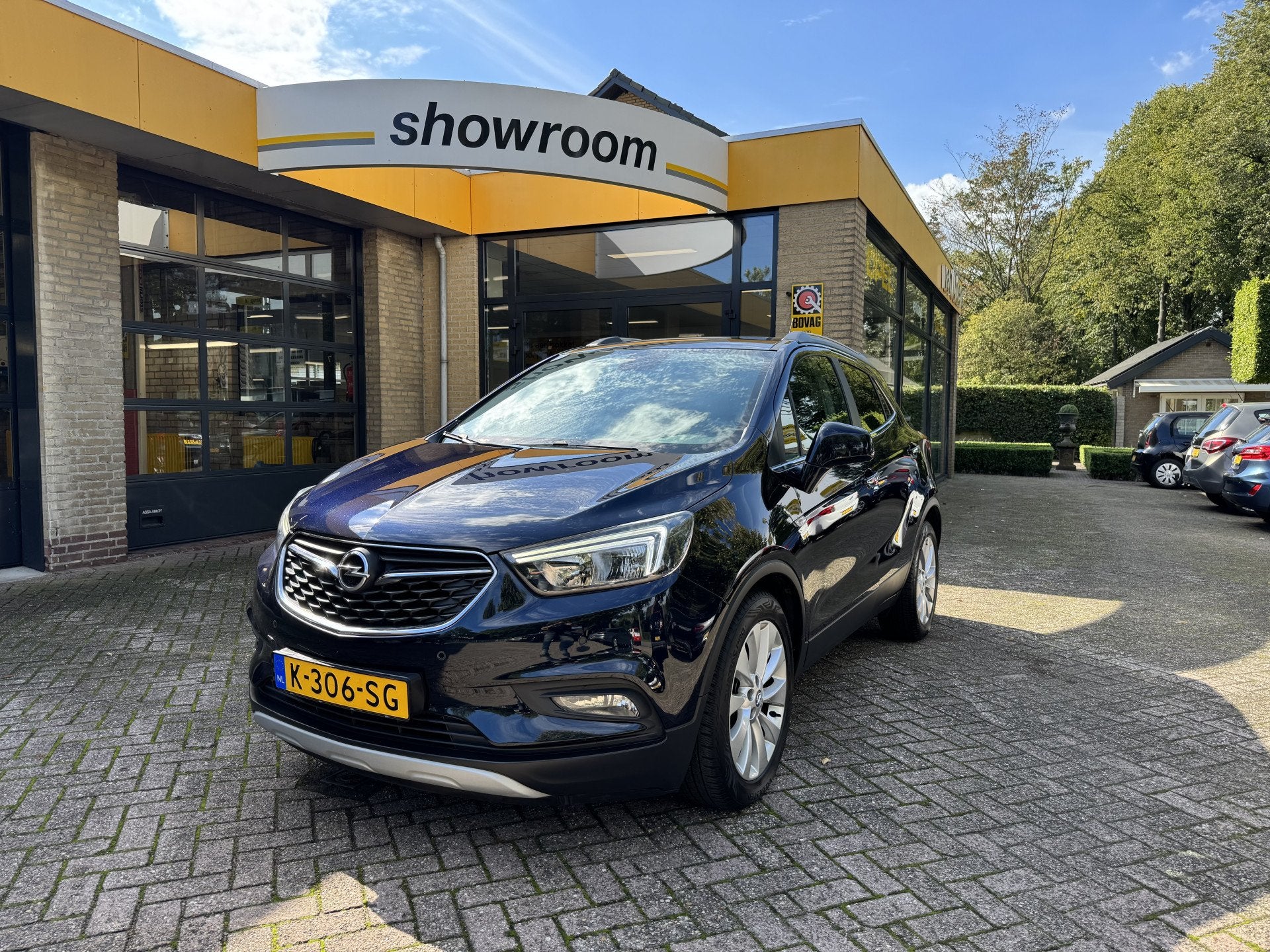 Opel Mokka X 1.4 Turbo Innovation Automaat Led Navi Carplay, Auto's, Gebruikt, Euro 6, Blauw, 1364 cc