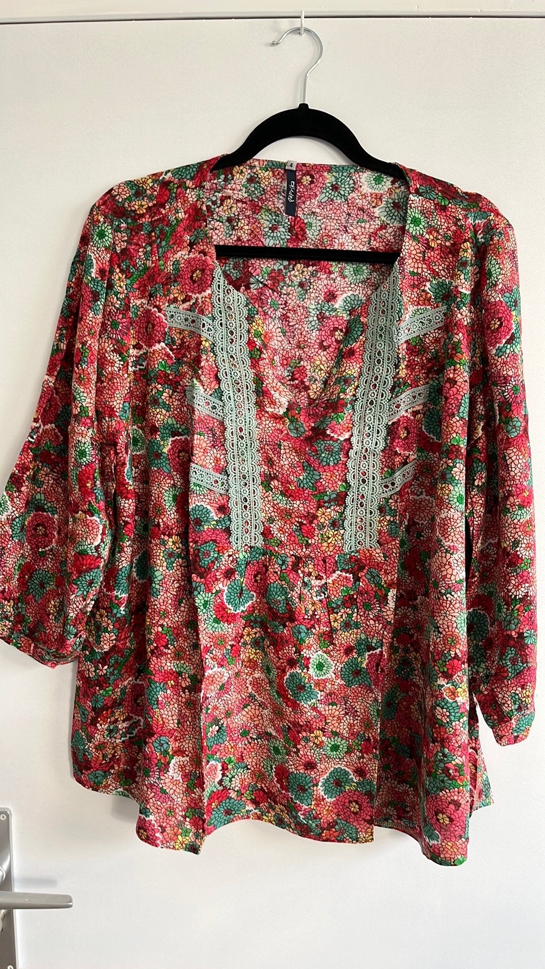 Blouse Paprika maat 50-52, Ophalen of Verzenden, Zo goed als nieuw, Overige kleuren, Blouse of Tuniek