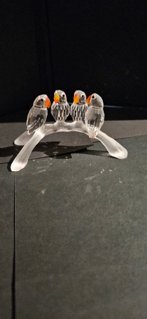 Swarovski 199123 - Dwergpapegaaien, Verzamelen, Swarovski, Ophalen of Verzenden, Zo goed als nieuw, Figuurtje