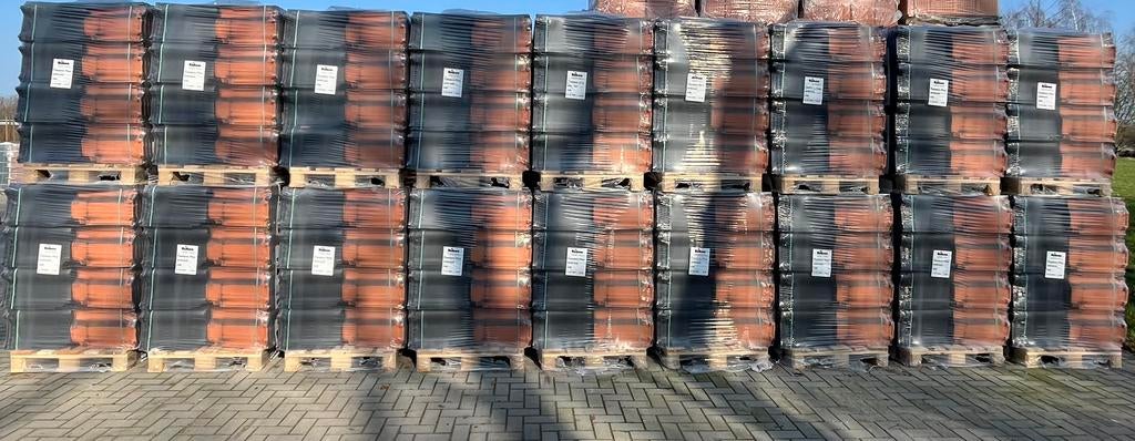 15 pallets flandern plus, Steen of Klei, Zwart, Ophalen of Verzenden, Zo goed als nieuw